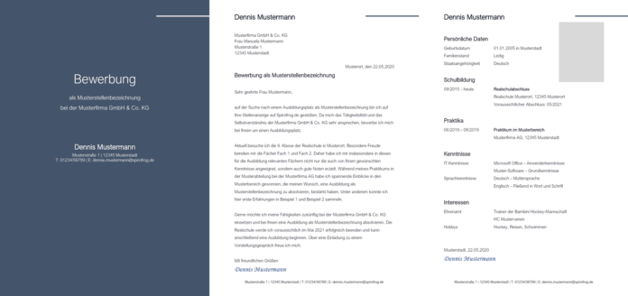 Bewerbung auf Empfehlung: Muster, Formulierung & Beispiele