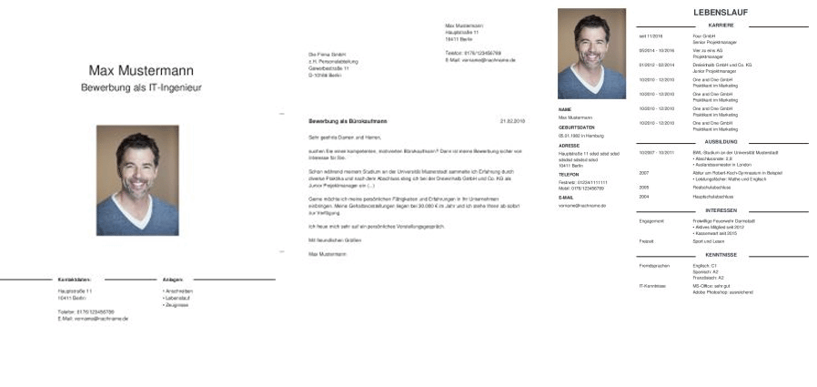 Komplette Bewerbungsvorlagen: Muster für die Bewerbung 2026 5 Bewerbung seriouser